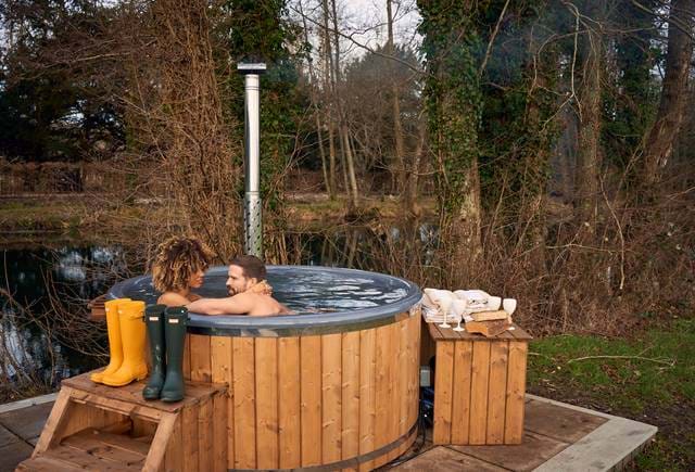 Wood Fired Hot Tub